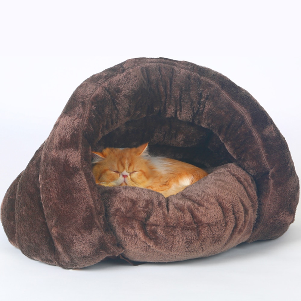 Pet Cave Bed Dog Cat Plush Nest Pet Cave Bed Dog Cat Plush Nest