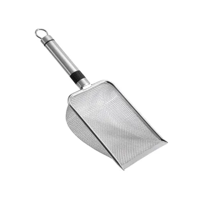 Pet Cleaning Tool Metal Aluminum Alloy Cat Litter Scoop Stainless Steel Durable Handle Pet Poop Shovel