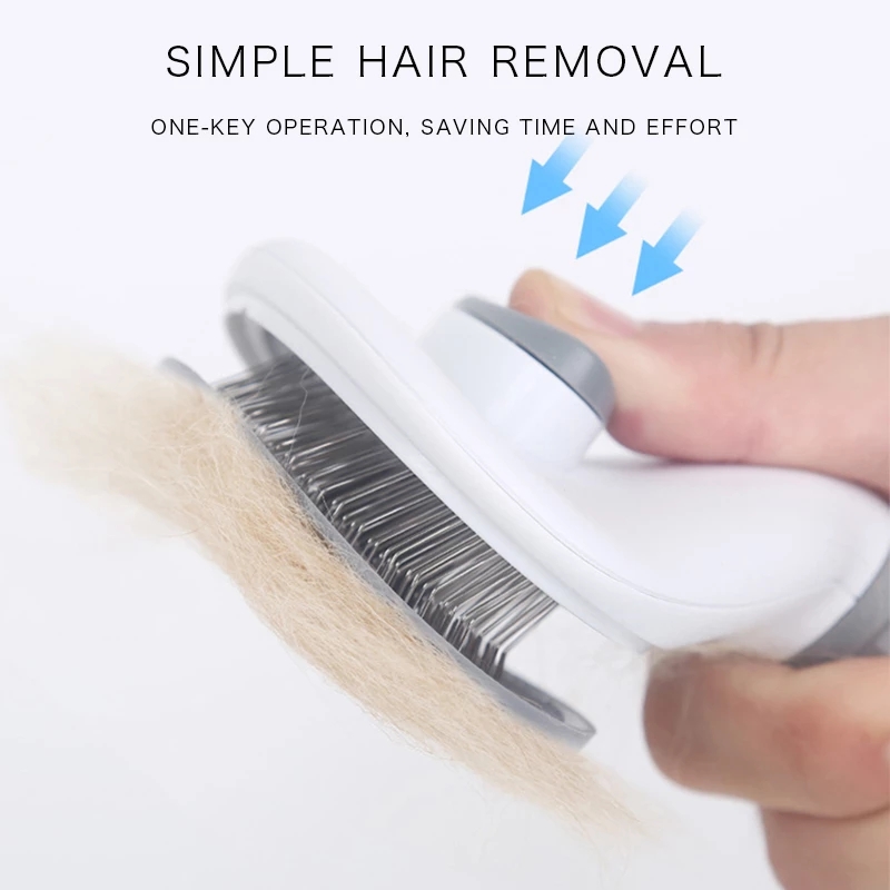 Pet Comb Stainless Steel Needle Comb Dog And Cat Hair Removal Floating Hair Cleaning Beauty Skin Care Pet Dog Cleaning