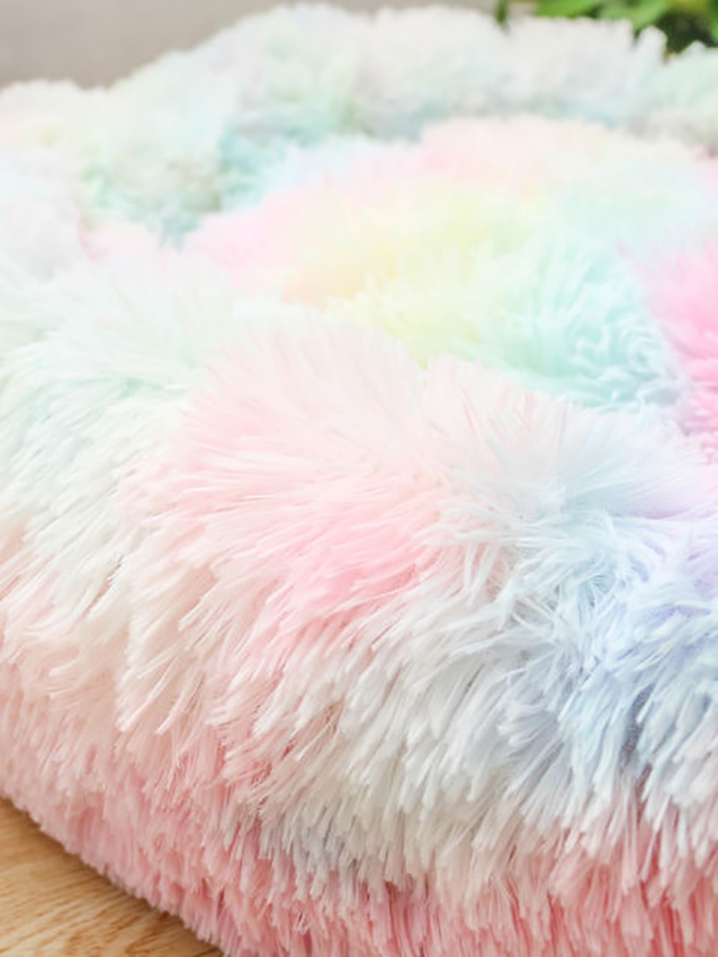 Pet Cushion Bed Round Plush Bed Pet Cushion Bed Round Plush Bed