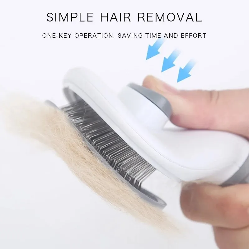 Pet Dog Brush Cat Comb Self Cleaning Pet Hair Remover Brush For Dogs Cats Grooming Tools Pets Dematting Comb Dogs Pet Dog Brush Cat Comb Self Cleaning Pet Hair Remover Brush For Dogs Cats Grooming Tools Pets Dematting Comb Dogs