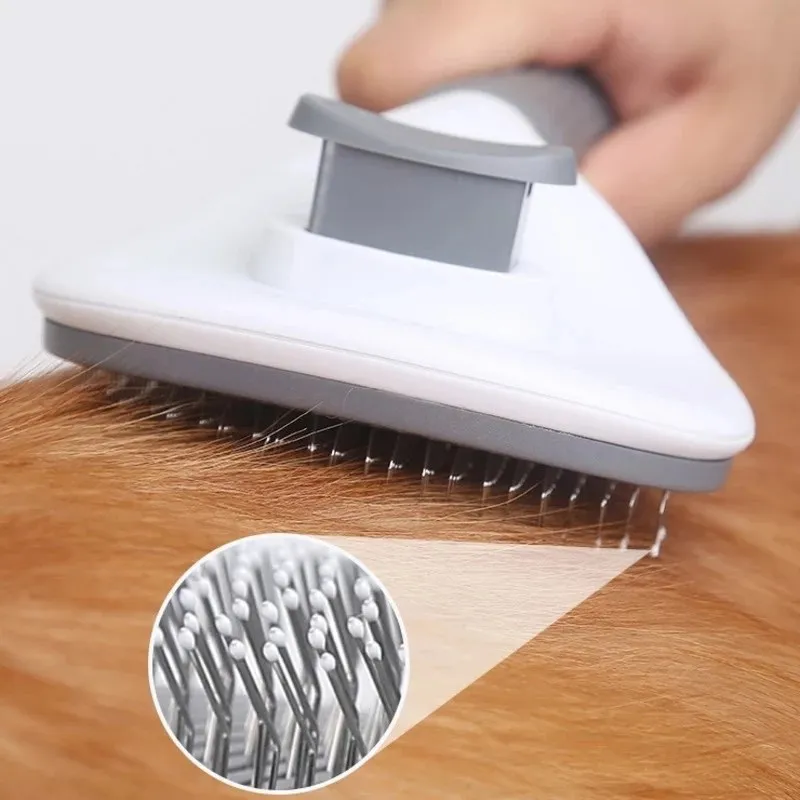 Pet Dog Brush Cat Comb Self Cleaning Pet Hair Remover Brush For Dogs Cats Grooming Tools Pets Dematting Comb Dogs Pet Dog Brush Cat Comb Self Cleaning Pet Hair Remover Brush For Dogs Cats Grooming Tools Pets Dematting Comb Dogs