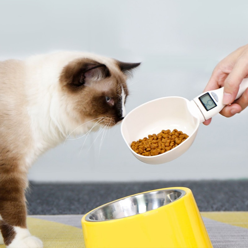 Pet Food Scale LCD Electronic Precision Weighing Tool Dog Cat Feeding Food Measuring Spoon Digital Display Kitchen Scale Pet Food Scale LCD Electronic Precision Weighing Tool Dog Cat Feeding Food Measuring Spoon Digital Display Kitchen Scale