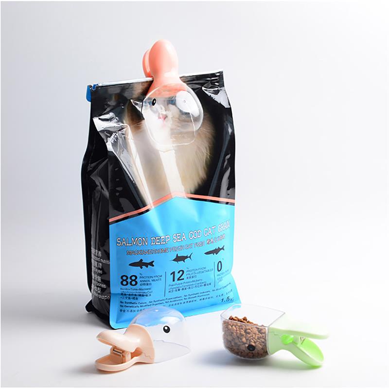 Pet Food Scoop Duckbilled Bag Clip Pet Food Scoop Duckbilled Bag Clip