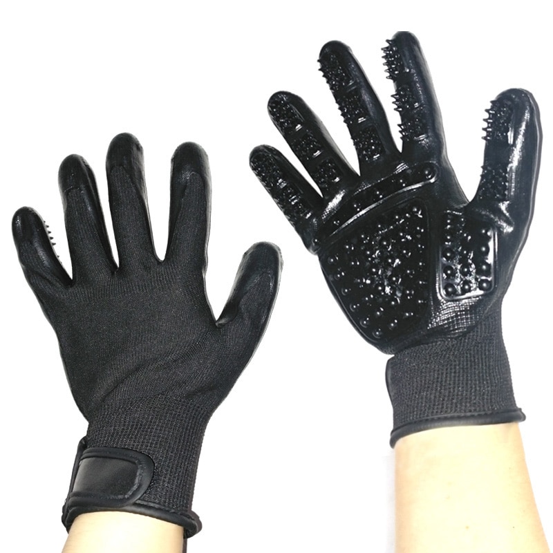 Pet Grooming and Deshedding Gloves Pet Grooming and Deshedding Gloves