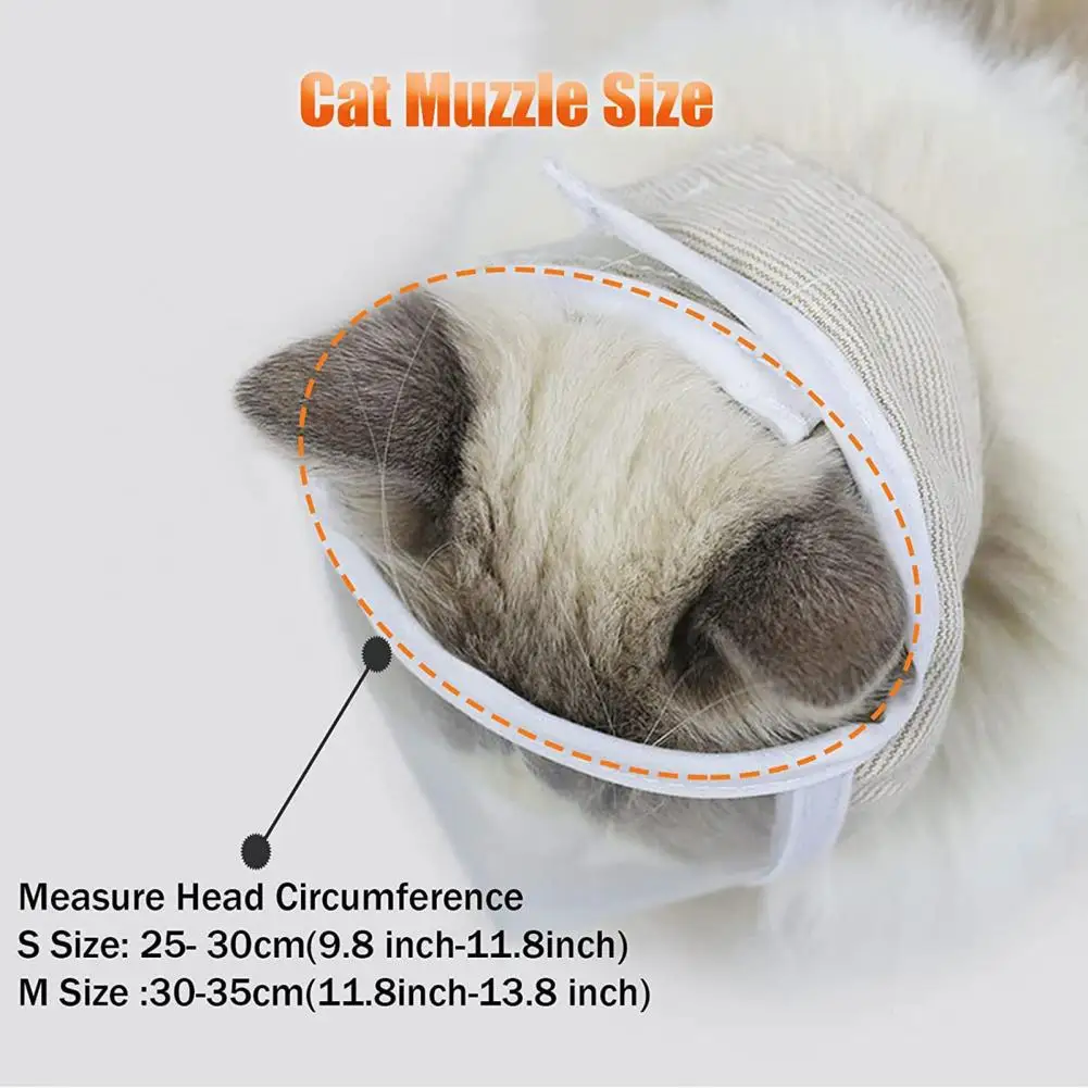 Pet Muzzle Anti-bite Adjustable Breathable Anti-scratch Small Pet Transparent Grooming Muzzle Cat Supplies Pet Muzzle Anti-bite Adjustable Breathable Anti-scratch Small Pet Transparent Grooming Muzzle Cat Supplies