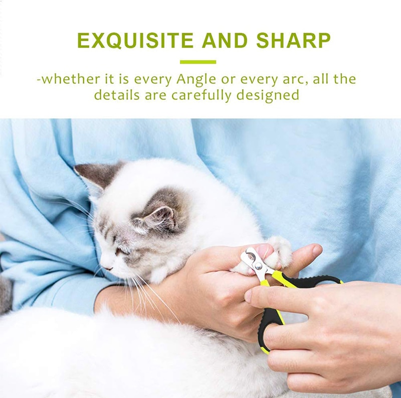 Pet Nail Clipper Comfortable Non-Slip Trimmer Pet Nail Clipper Comfortable Non-Slip Trimmer