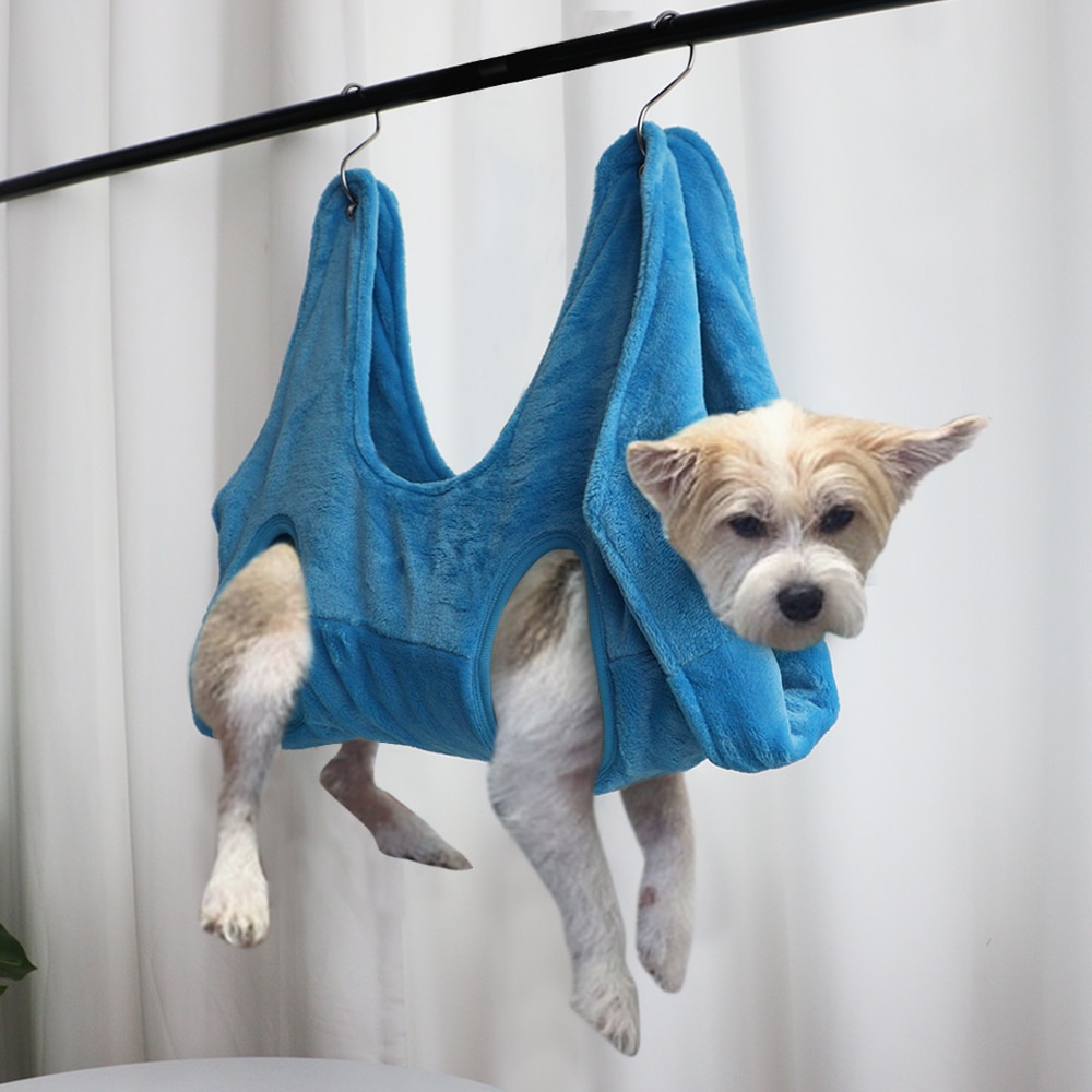 Pet Nail Grooming Hammock with Hooks Pet Nail Grooming Hammock with Hooks