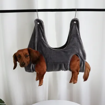 Pet Nail Grooming Hammock with Hooks Pet Nail Grooming Hammock with Hooks