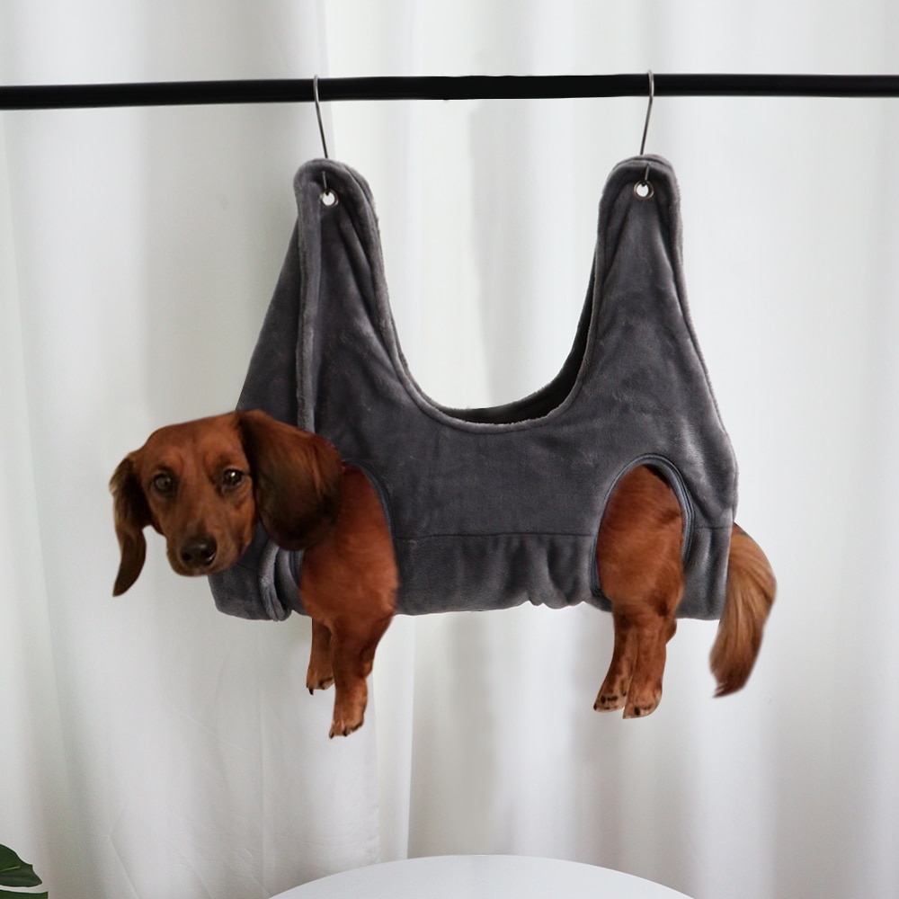 Pet Nail Grooming Hammock with Hooks Pet Nail Grooming Hammock with Hooks