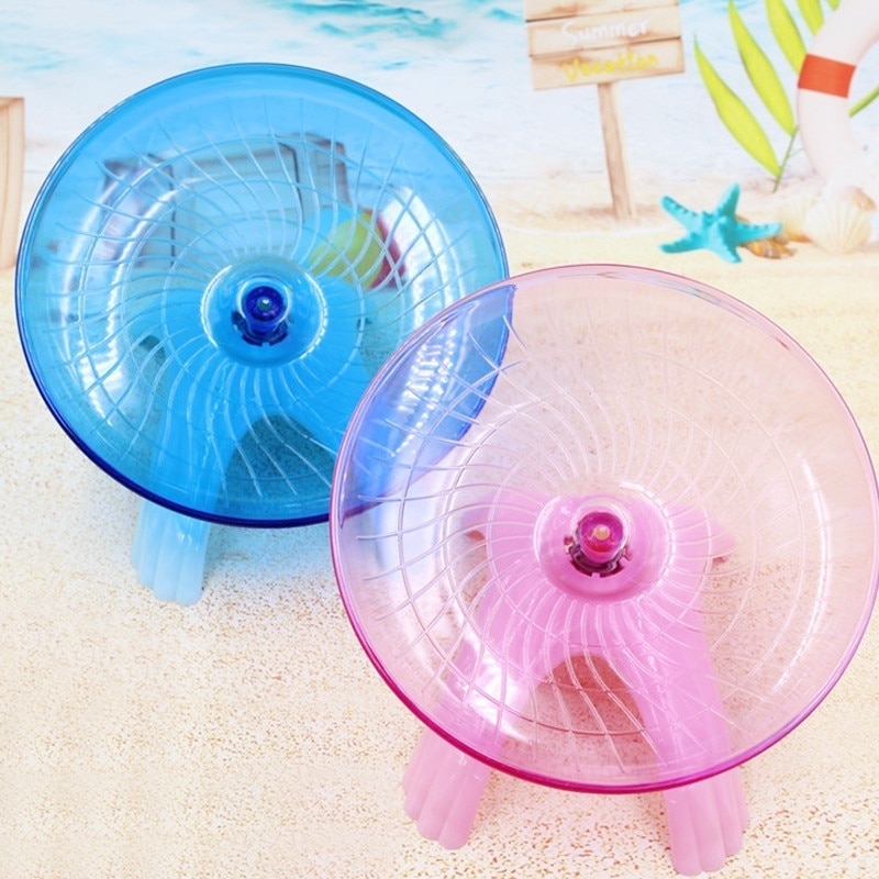 Pet Plastic Flying Saucer Hamster Wheel