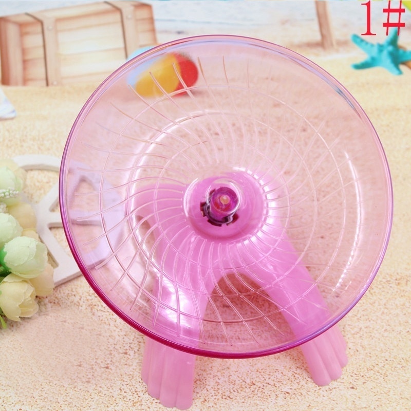 Pet Plastic Flying Saucer Hamster Wheel