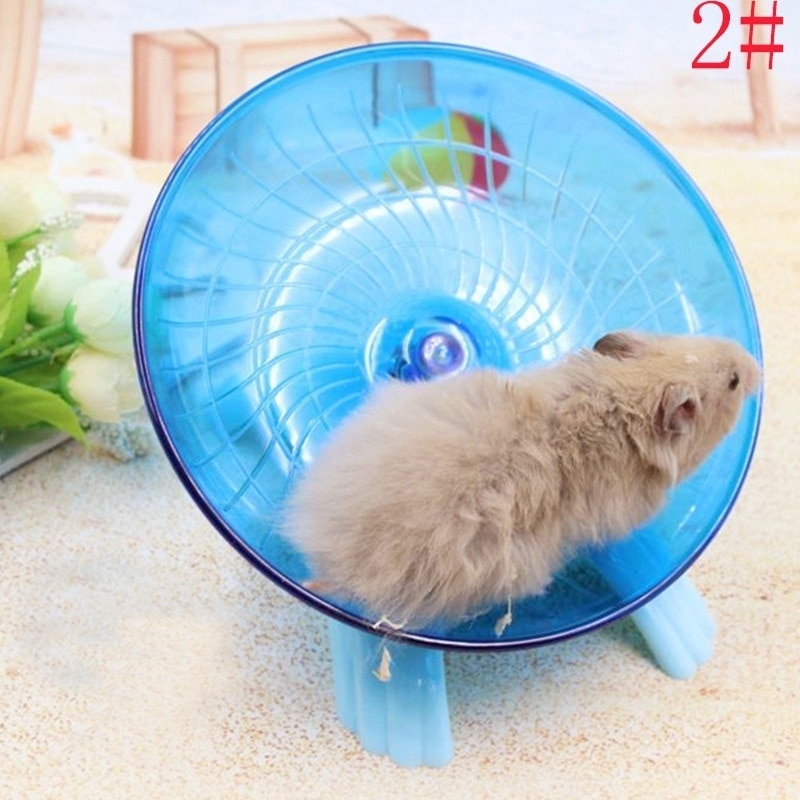 Pet Plastic Flying Saucer Hamster Wheel