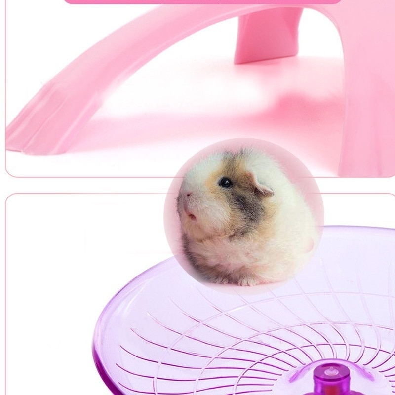 Pet Plastic Flying Saucer Hamster Wheel