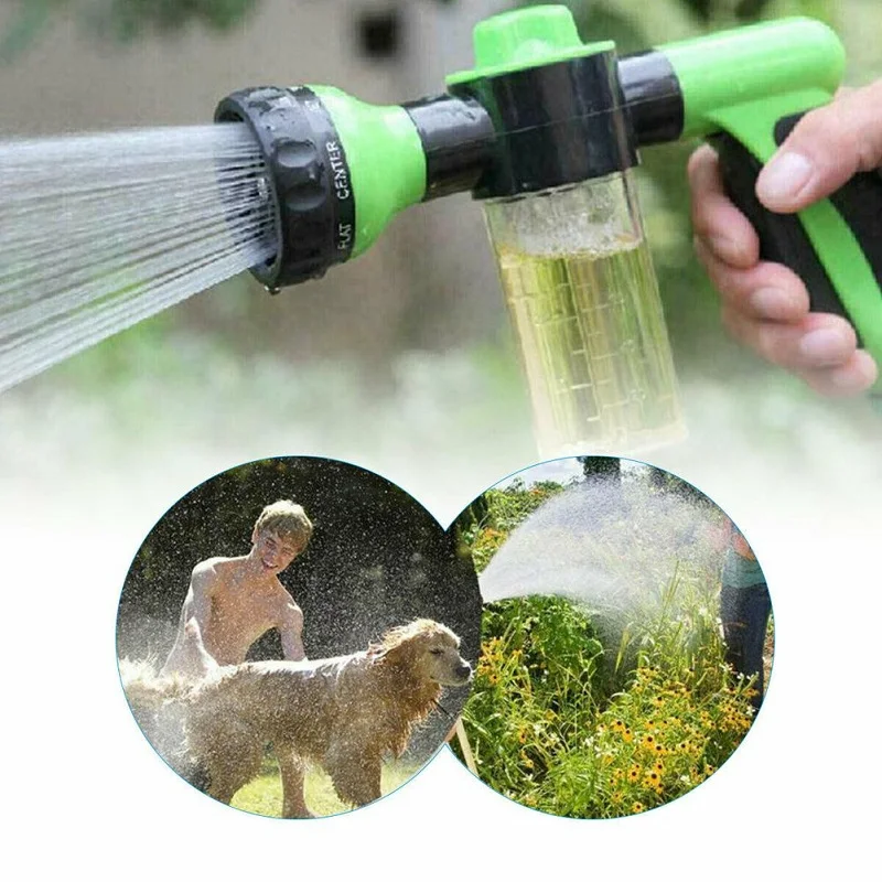 Pet Shower Nozzle Sprayer Hose dog shower Gun 3 Mode Adjustable Pet Wash Cleaning bath Water Foam Soap Sprayer dog