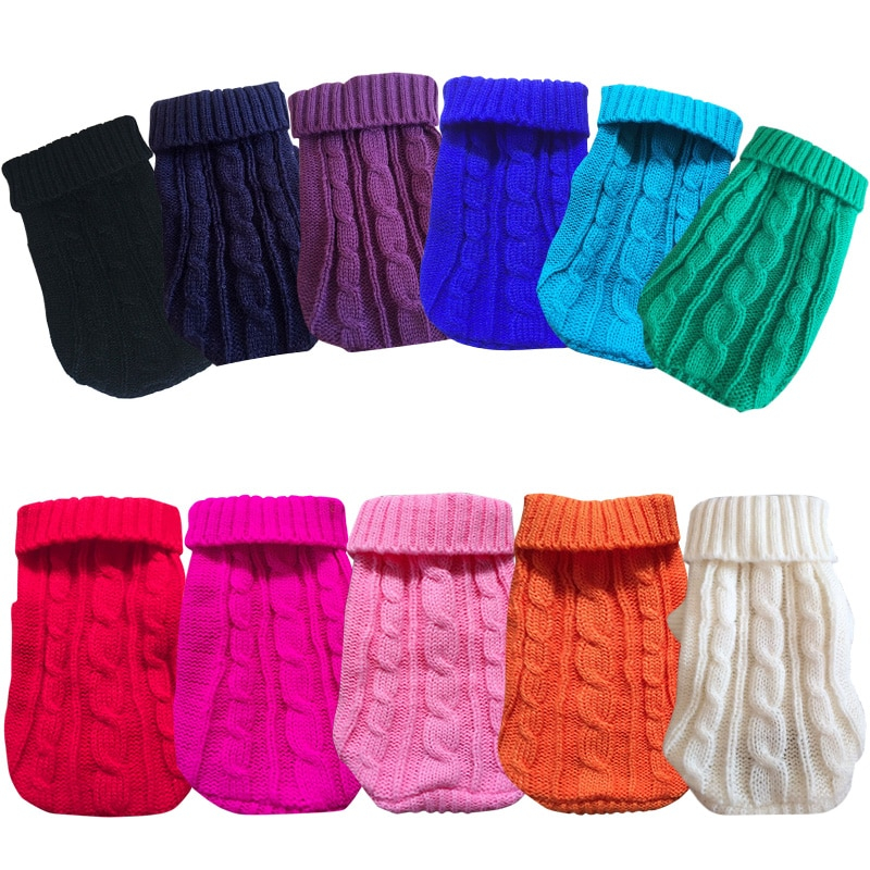 Pet Sweater Knit Winter Outfit Pet Sweater Knit Winter Outfit