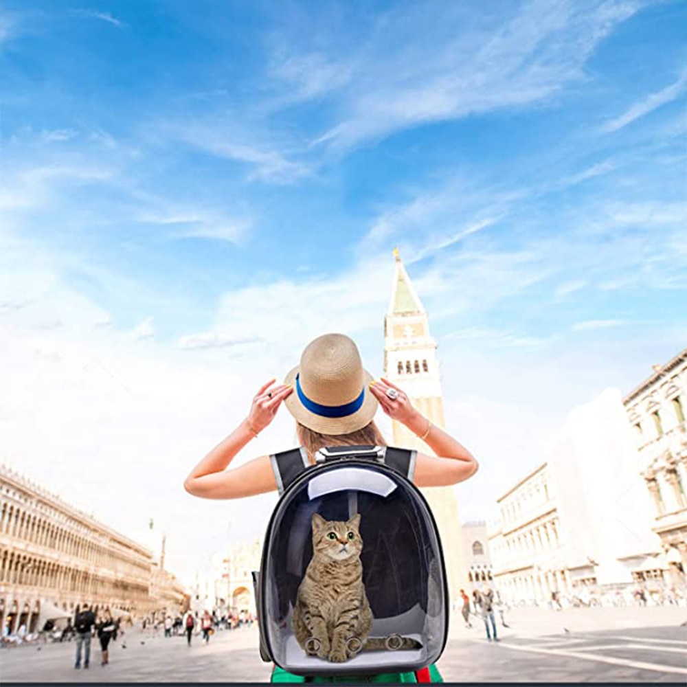 Pet Travel Backpack Transparent Pet Carrier Bag Pet Travel Backpack Transparent Pet Carrier Bag
