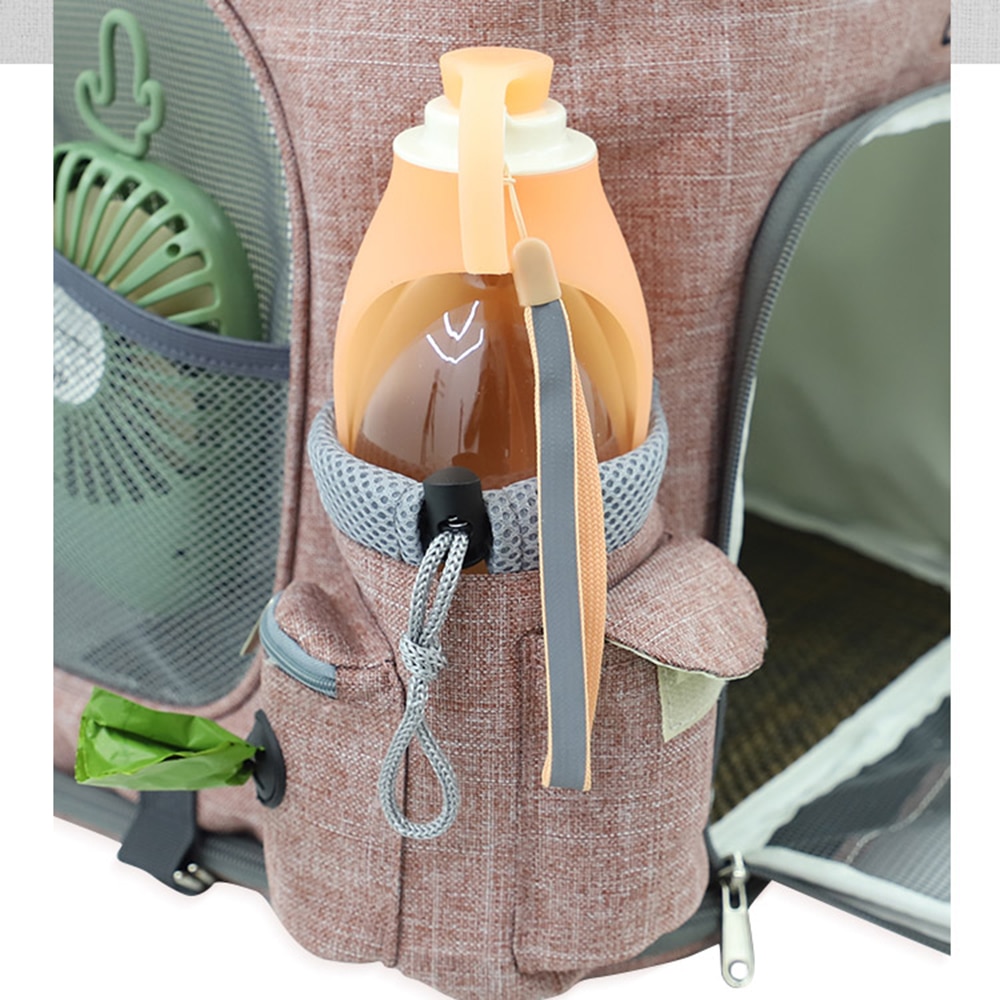 Pet Travel Carrier with Mesh Windows