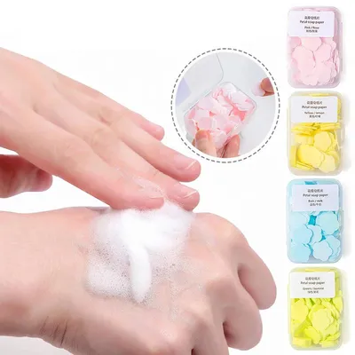 Petal Soap Papers with Travel Case
