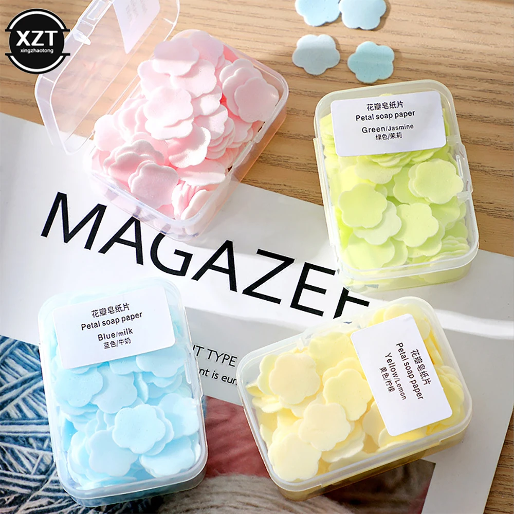 Petal Soap Papers with Travel Case