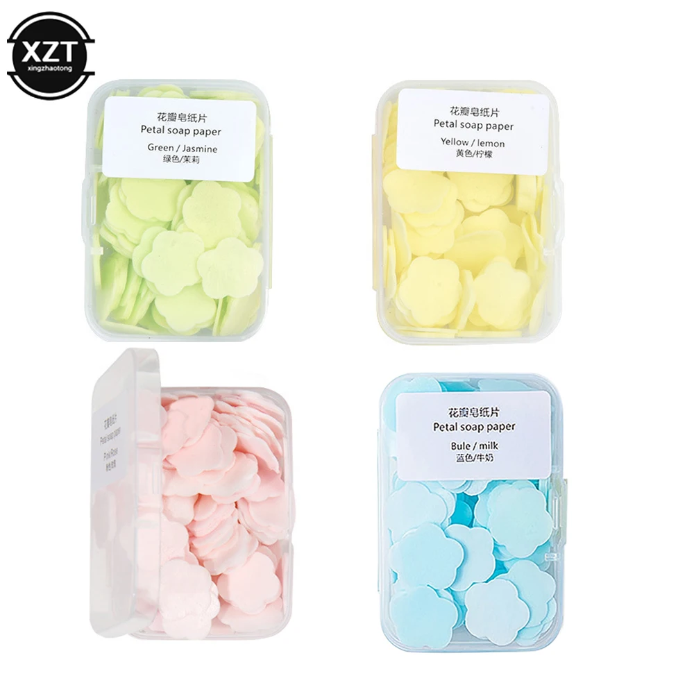 Petal Soap Papers with Travel Case