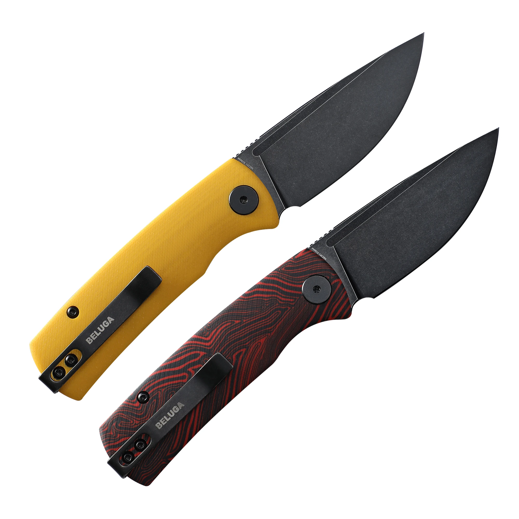 Petrified Fish Mini PFP01X G10 Handle Ceramic Bearing 14C28N Steel Blade Camping Folding Knife Outdoor Survival Cutting Petrified Fish Mini PFP01X G10 Handle Ceramic Bearing 14C28N Steel Blade Camping Folding Knife Outdoor Survival Cutting