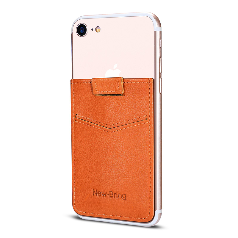 Phone Card Holder Leather Back Pocket Phone Card Holder Leather Back Pocket