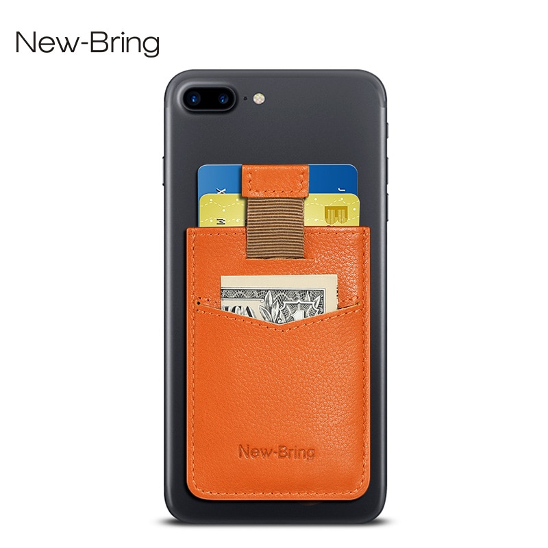 Phone Card Holder Leather Back Pocket Phone Card Holder Leather Back Pocket