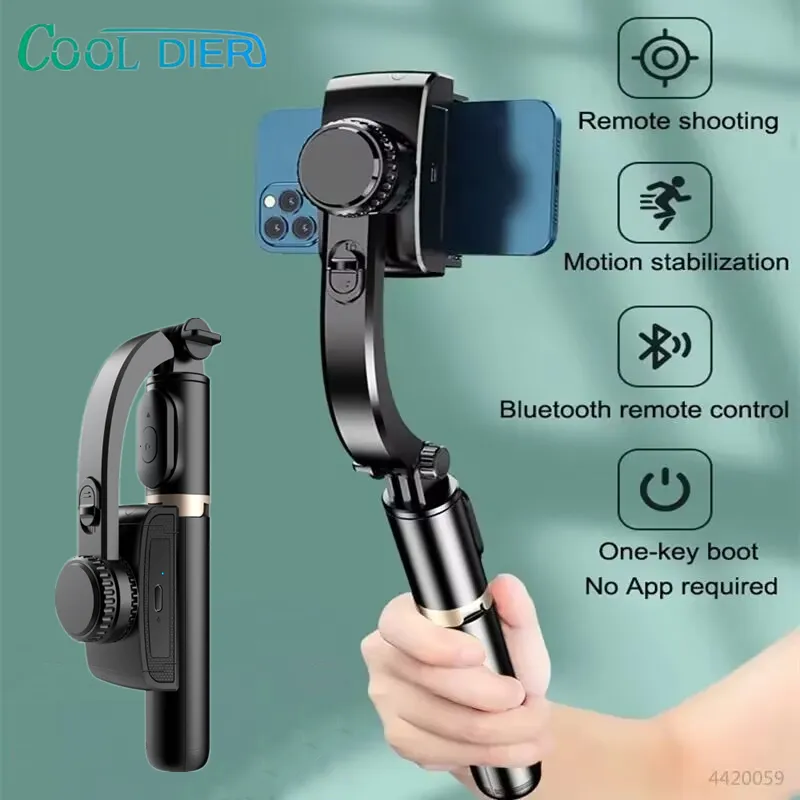 Phone Gimbal stabilizer Wireless Bluetooth selfie stick tripod Stabilizer holder bracket For Smartphone live Phone Gimbal stabilizer Wireless Bluetooth selfie stick tripod Stabilizer holder bracket For Smartphone live