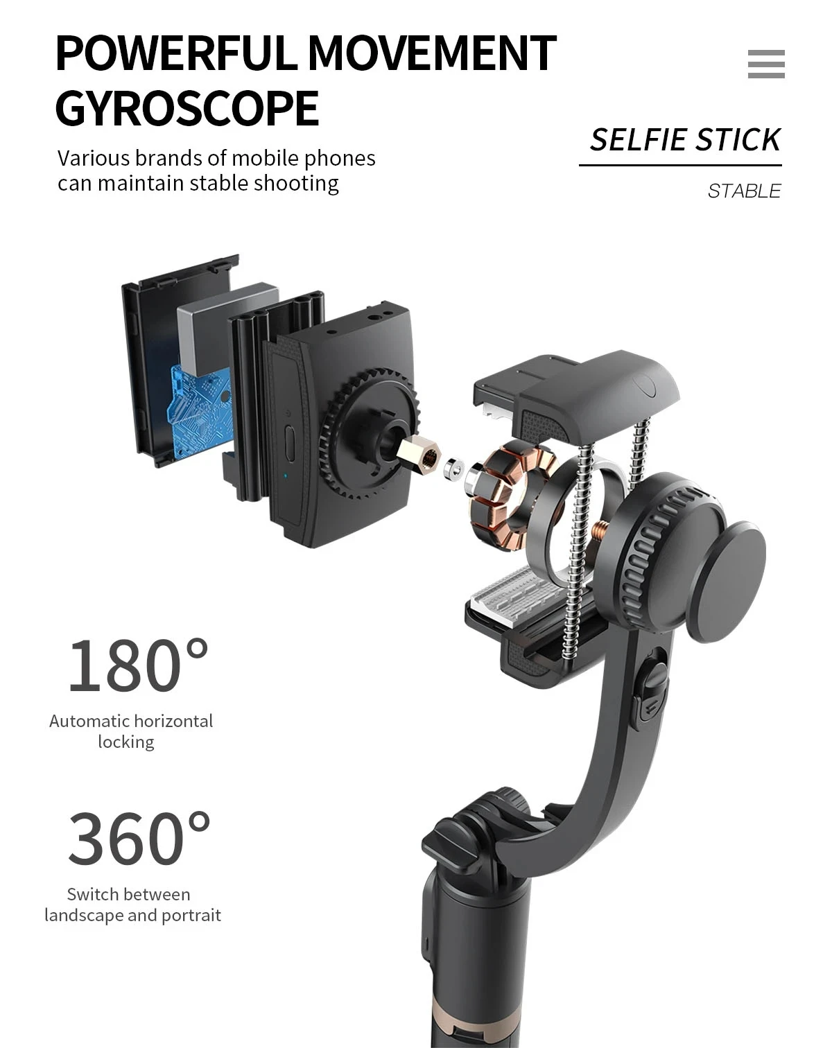 Phone Gimbal stabilizer Wireless Bluetooth selfie stick tripod Stabilizer holder bracket For Smartphone live Phone Gimbal stabilizer Wireless Bluetooth selfie stick tripod Stabilizer holder bracket For Smartphone live