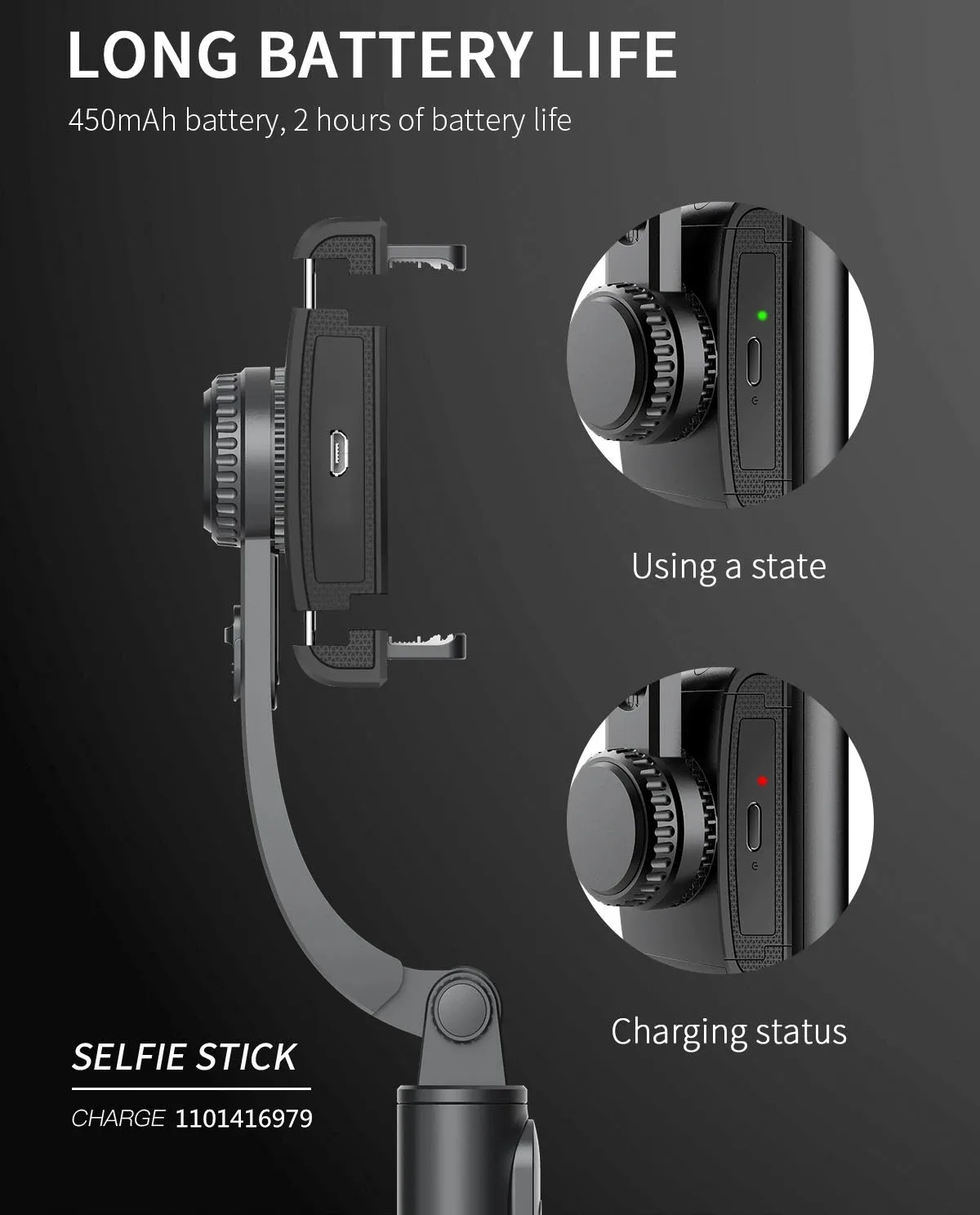 Phone Gimbal stabilizer Wireless Bluetooth selfie stick tripod Stabilizer holder bracket For Smartphone live Phone Gimbal stabilizer Wireless Bluetooth selfie stick tripod Stabilizer holder bracket For Smartphone live