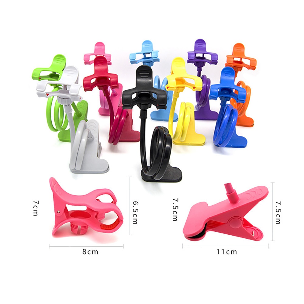 Phone Holder for Bed Clip-On Mount Phone Holder for Bed Clip-On Mount
