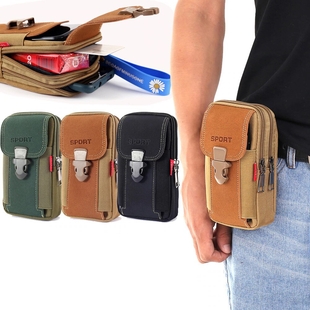 Phone Holster Bag Molle Waist Pouches Small Tactical Duty Belt Backpack Carrying Case Card Holder Phone Holster Bag Molle Waist Pouches Small Tactical Duty Belt Backpack Carrying Case Card Holder