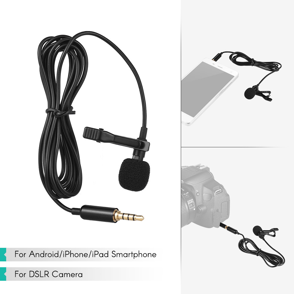 Phone Microphone Mini Clip-on Mic Phone Microphone Mini Clip-on Mic