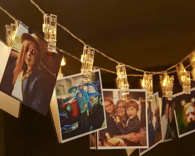 Photo Clip LED String Lights