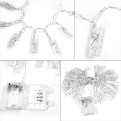 Photo Clip String Lights 40PCS LED Photo Clip String Lights 40PCS LED