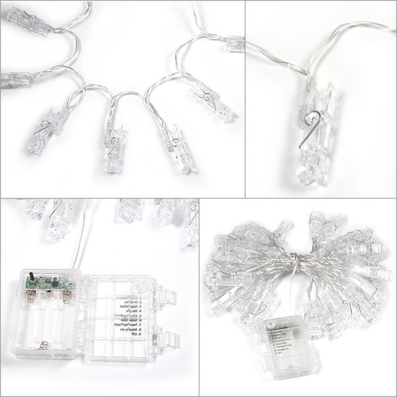 Photo Clip String Lights 40PCS LED Photo Clip String Lights 40PCS LED