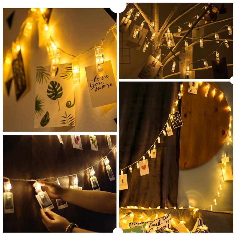 Photo Clip String Lights 40PCS LED Photo Clip String Lights 40PCS LED