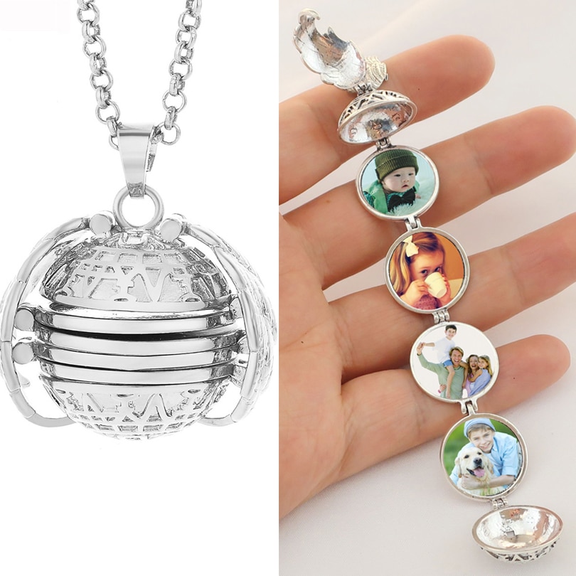 Photo Locket Necklace Picture Pendant Photo Locket Necklace Picture Pendant