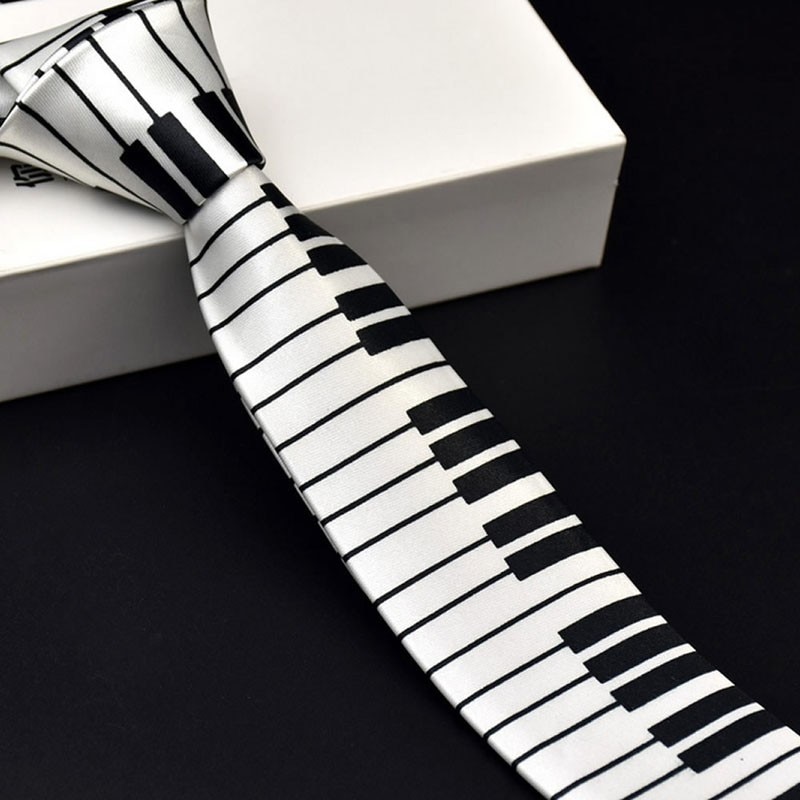 Piano Key Necktie Classic Accessory Piano Key Necktie Classic Accessory