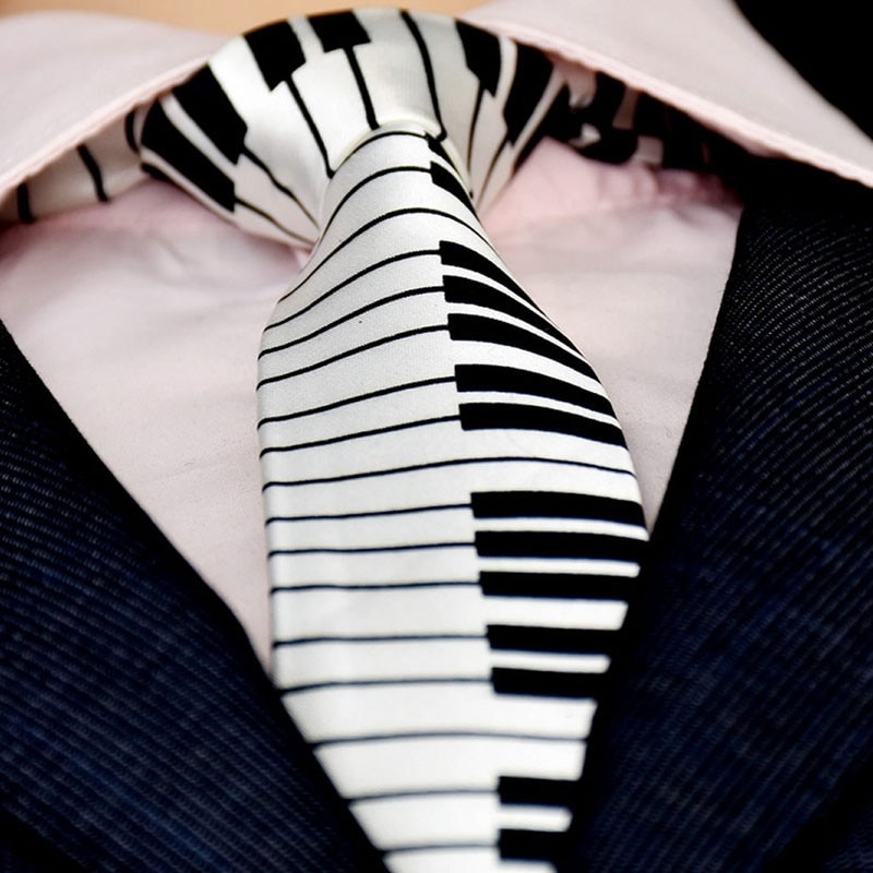 Piano Key Necktie Classic Accessory Piano Key Necktie Classic Accessory