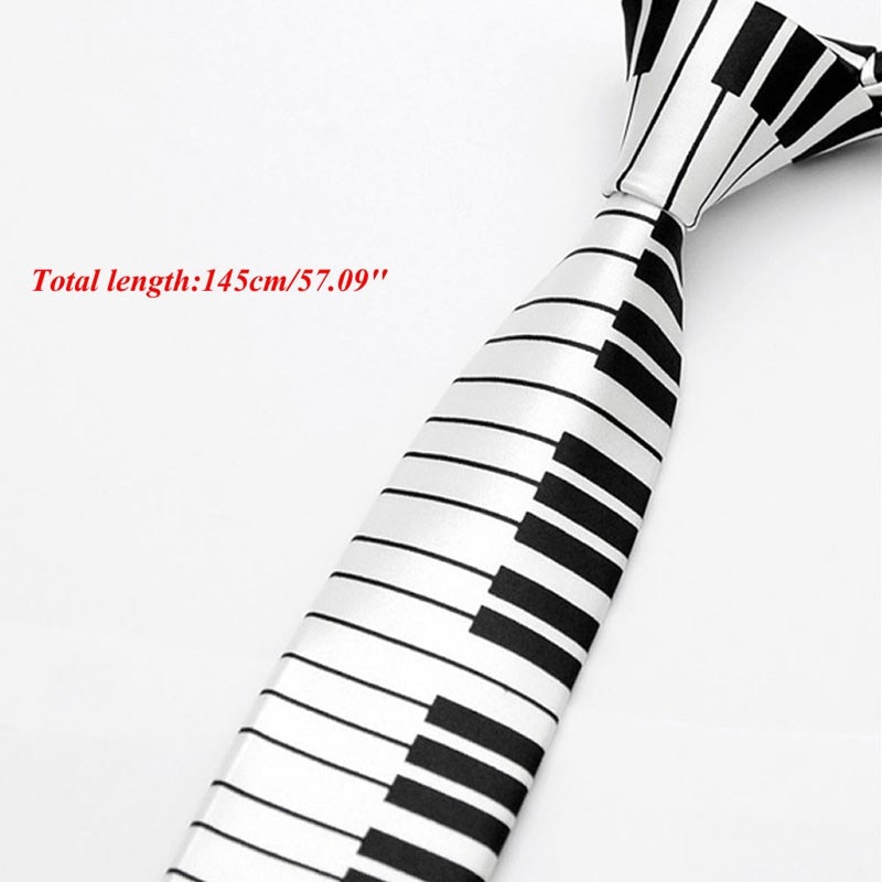Piano Key Necktie Classic Accessory Piano Key Necktie Classic Accessory
