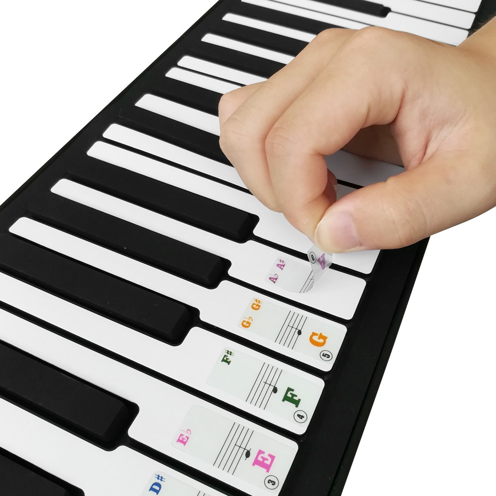 Piano Key Stickers Removable Stickers Piano Key Stickers Removable Stickers