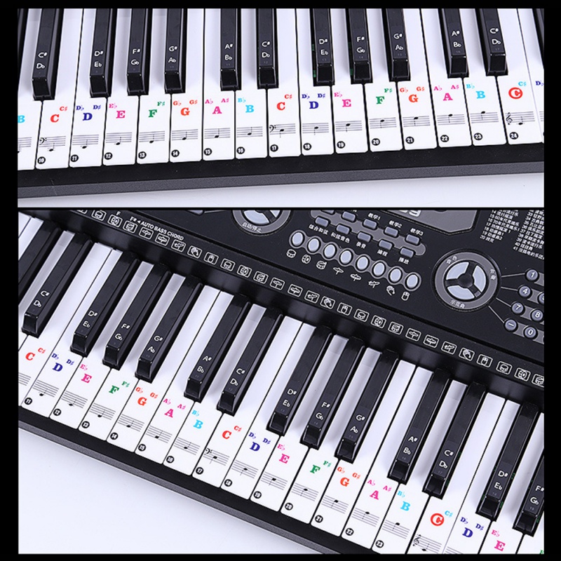Piano Stickers Training Keyboards Notes Piano Stickers Training Keyboards Notes