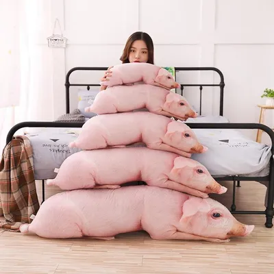 Pig Pillow Realistic Stuffed Animal Pig Pillow Realistic Stuffed Animal
