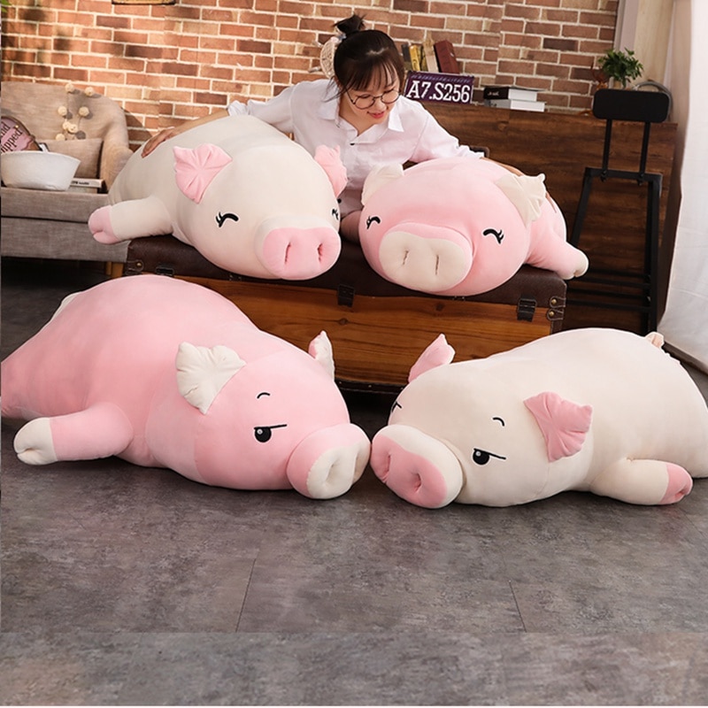 Pig Plush Toy Soft Pig Stuffed Animal Pillow