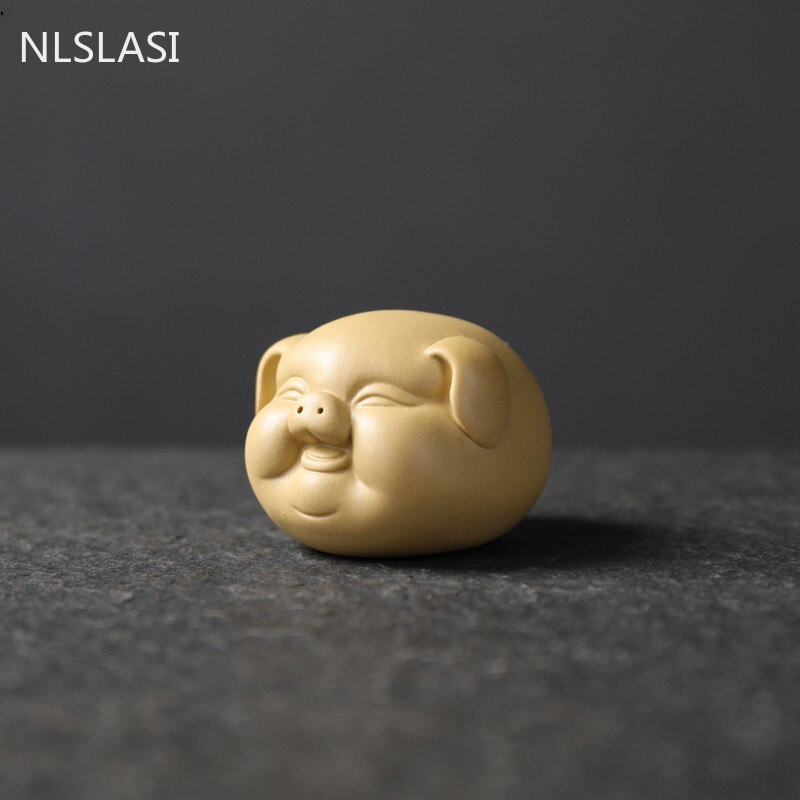 Pig Tea Pet Clay Figurine Pig Tea Pet Clay Figurine