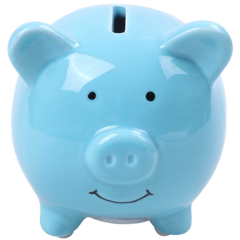 Piggy Bank For Kids Cute Ceramic Pig