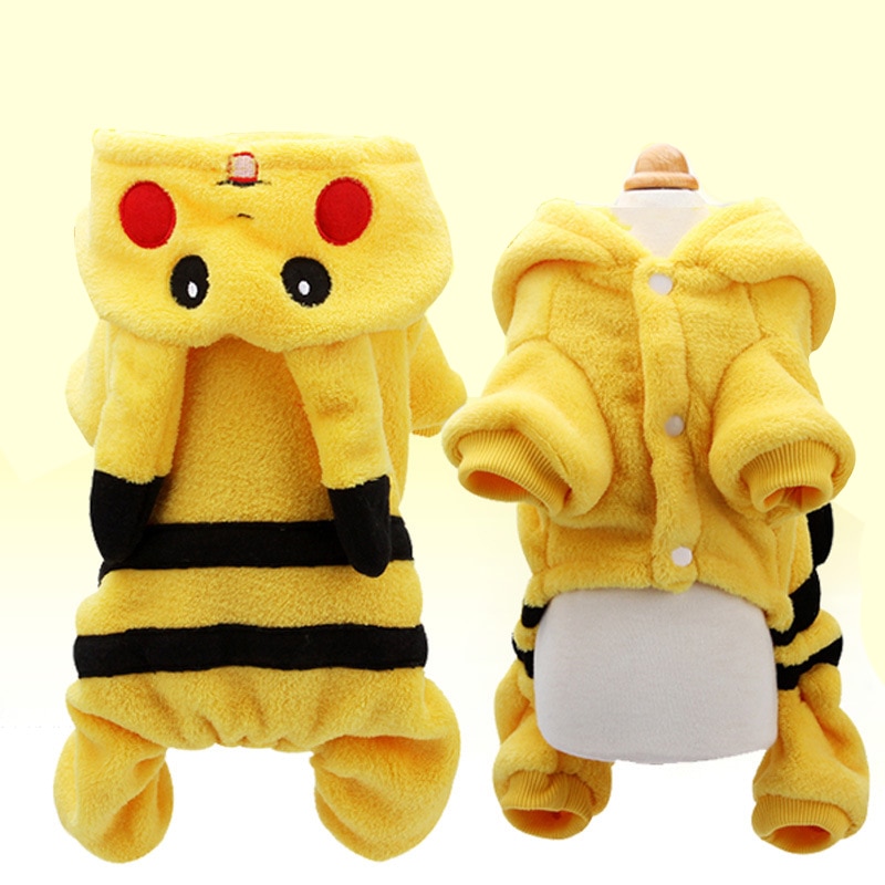 Pikachu Dog Costume Pet Onesie Pikachu Dog Costume Pet Onesie