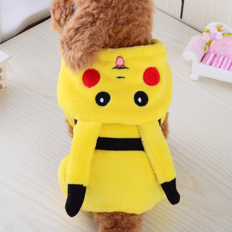Pikachu Dog Costume Pet Onesie Pikachu Dog Costume Pet Onesie